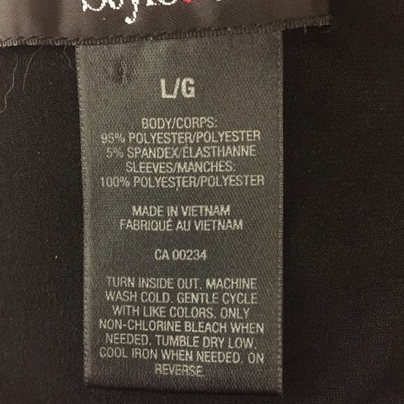 Style & Co Women's Blouse, long sleeve, Pink/black - Picture 8 of 8